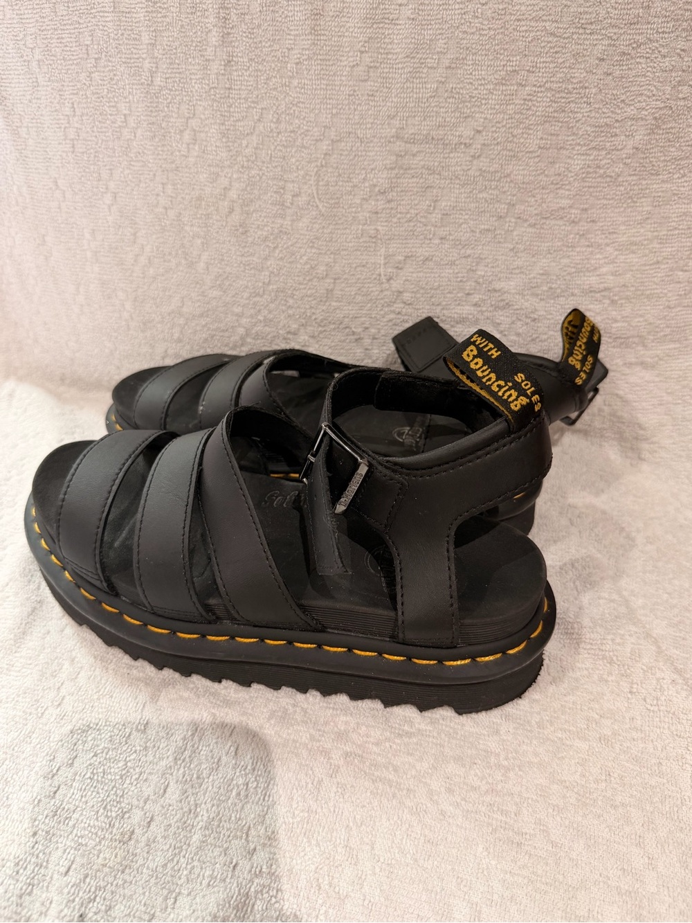 Dr. Martens Blair’s Black Platform Fisherman Sandals
